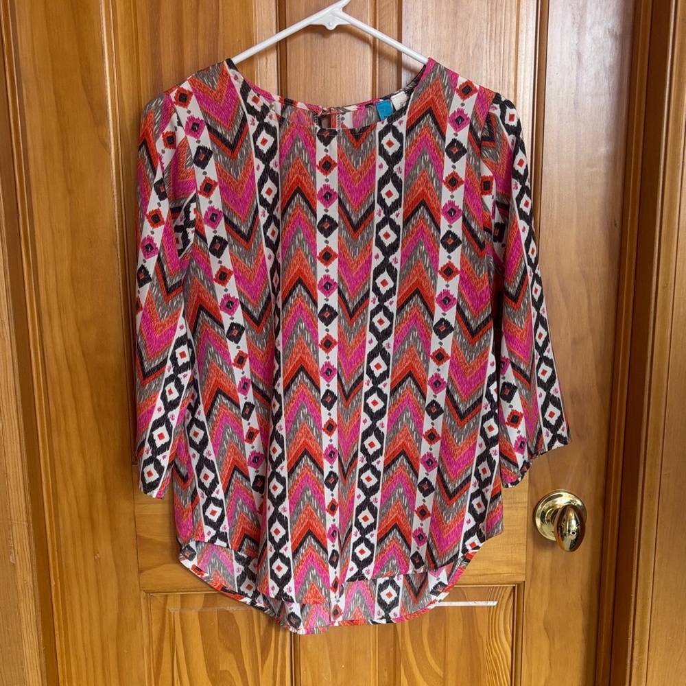 Soft Black Half Button Collared Shirt - image 7